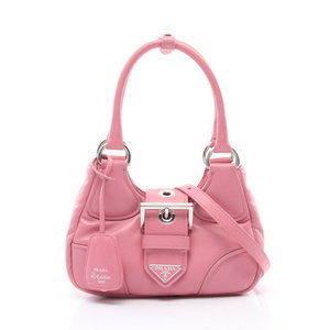 Prada MOON Handbag Leather Pink